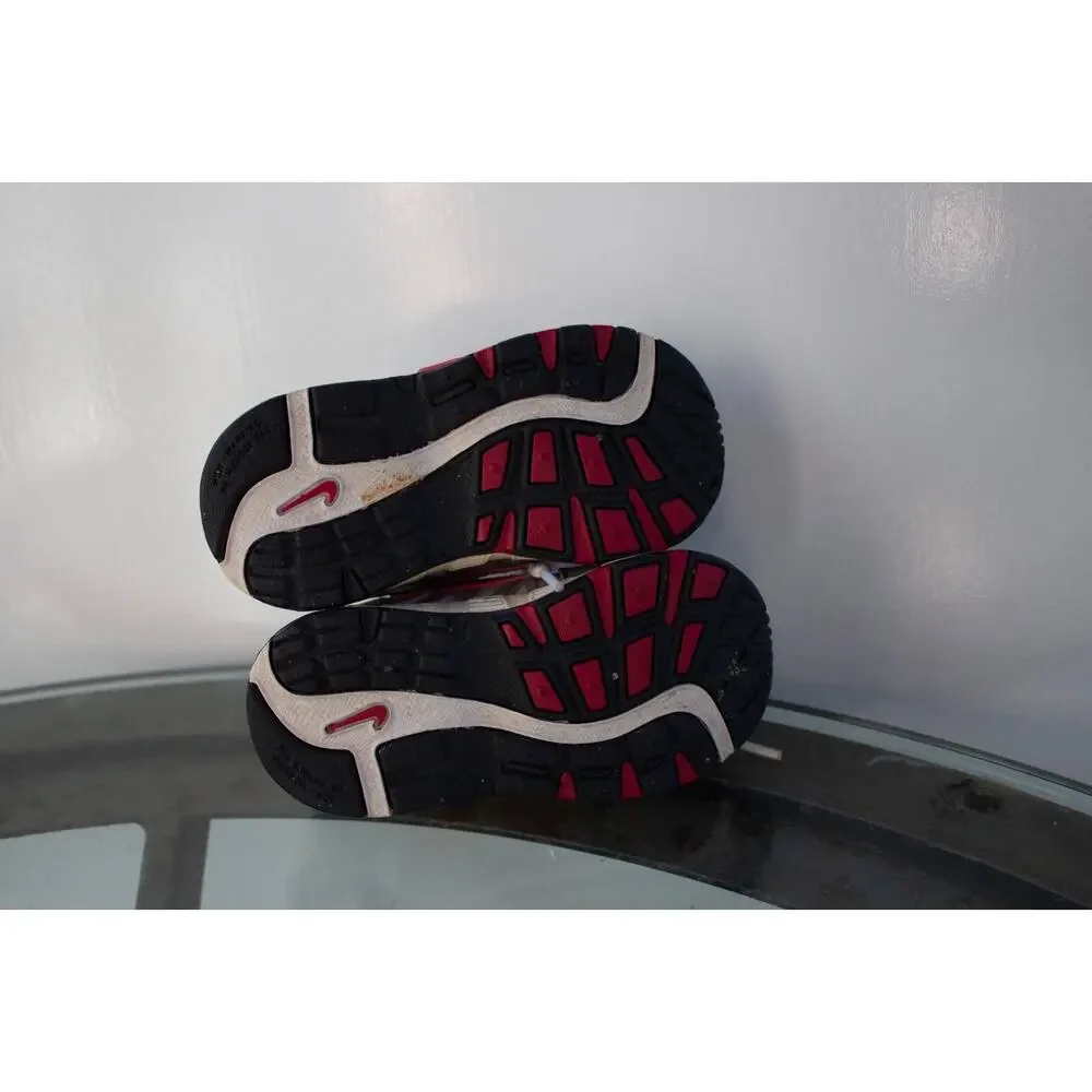 Nike T-Run‎ 5 Running Shoes Grey/Red/Black 443991-100 Toddler Size 5C